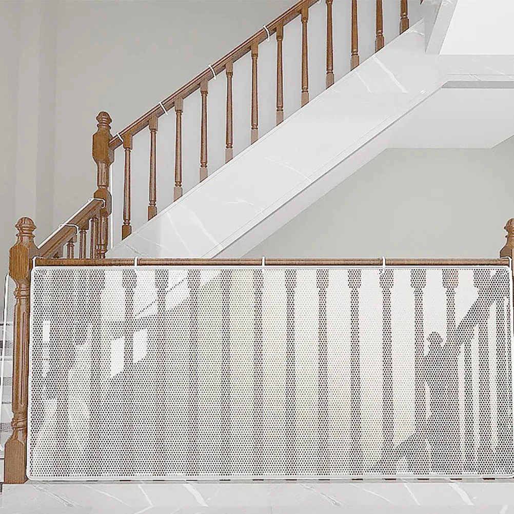 

1 Set 3X0.9M Stair Barrier Net Heavy Duty Mesh For Baby Pet Safety Balcony Railing Protection Stairway Guard Deck Banister Cover