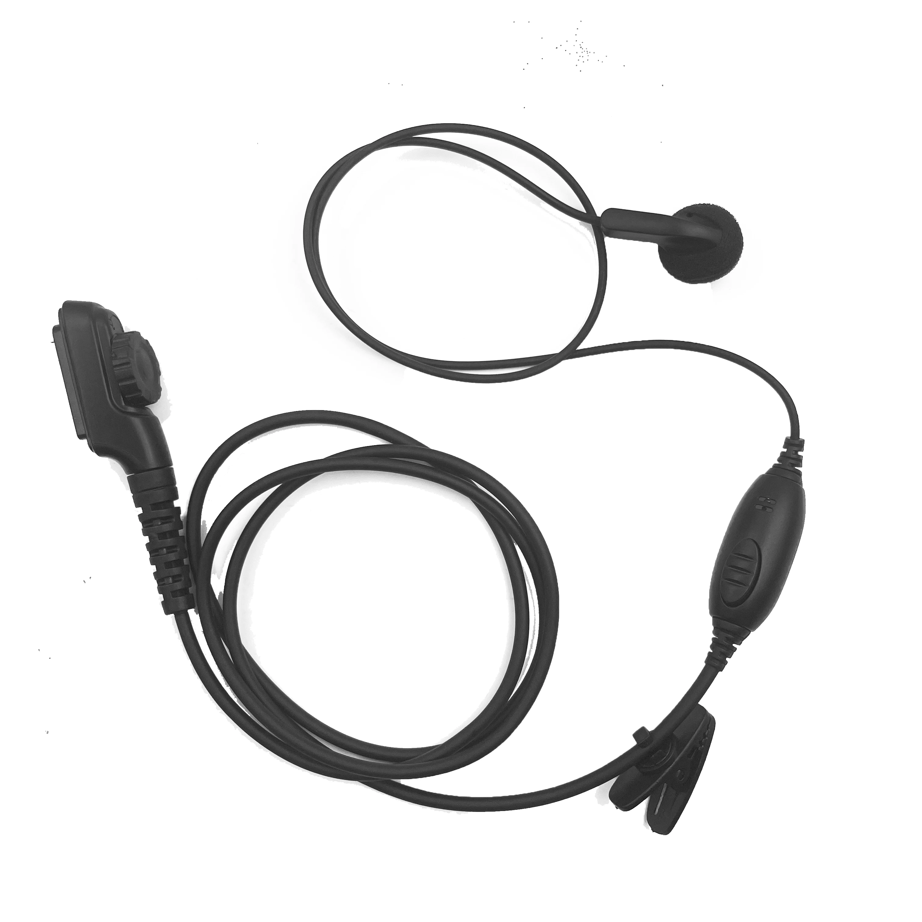 TWo Way Radio Earphone Mic PTT For Hytera HYT PD780 Walkie Talkie Headset Earpiece Mic PD700 PD700G PD702G PT580H