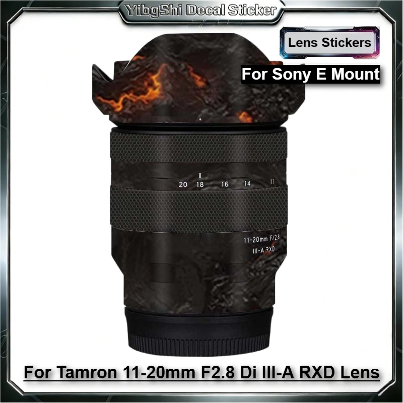 Protector de Lente para Tamron 11-20mm F2.8 Di III-A RXD para Montura Sony E, Adhesivo Protector de Cuerpo de Lente, Antiarañazos