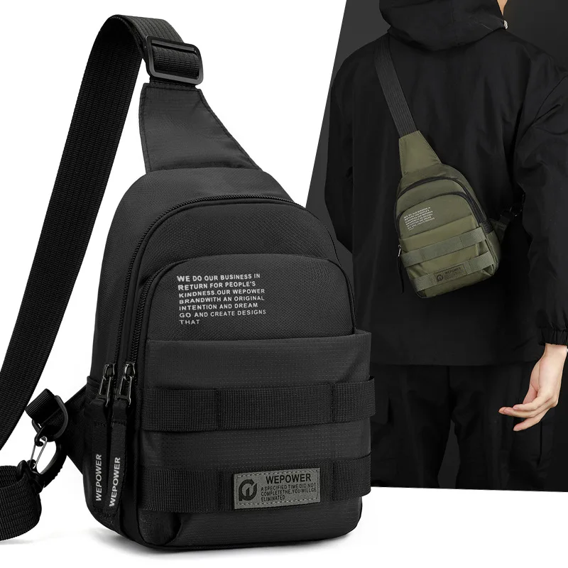 

Для поездок на работу, деловая, прочная сумка на одно плечо, мужская повседневная дорожная водоотталкивающая нагрудная сумка, портативная