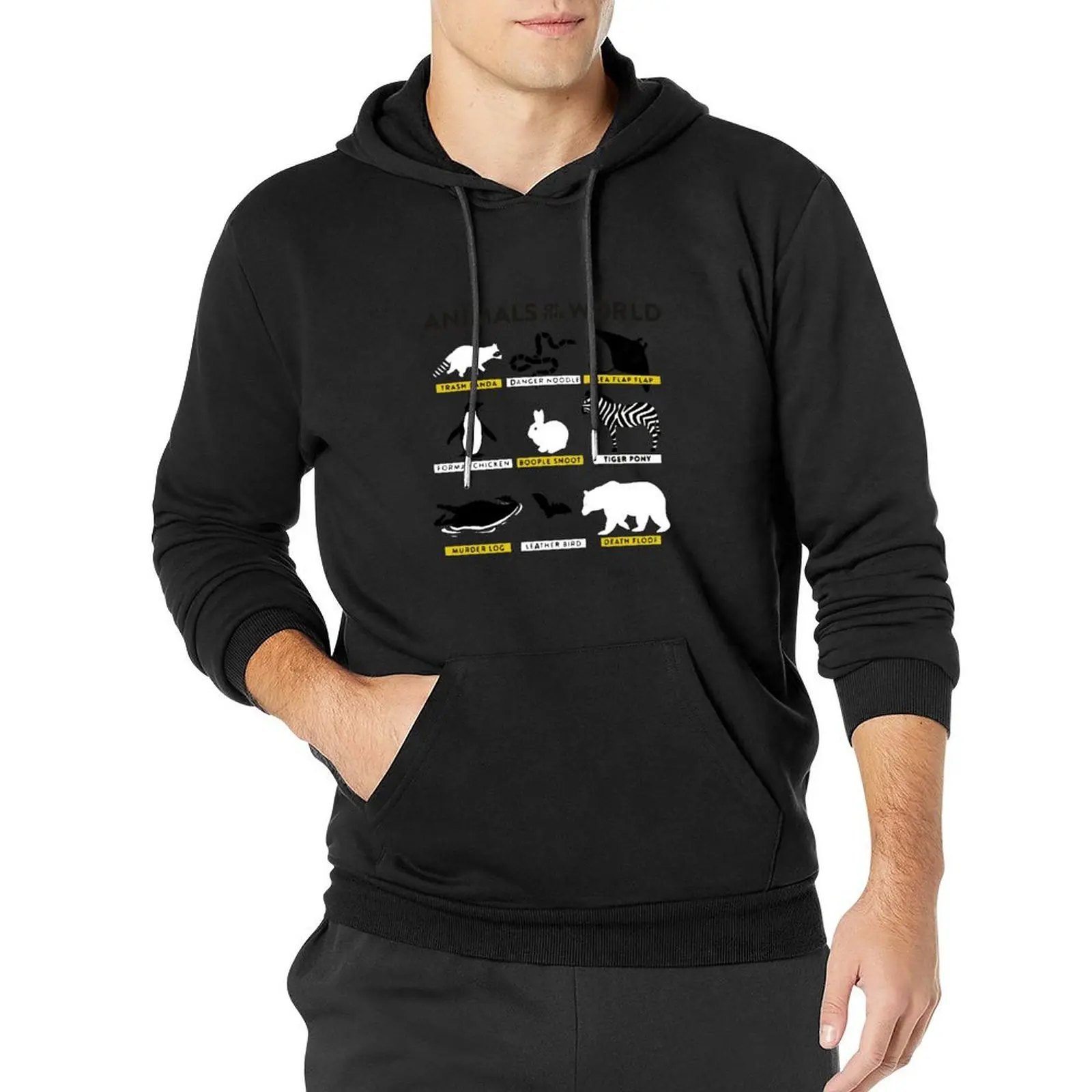 Animals of the World - And how they are called correctly Pullover Hoodie fashion men men's sweat-shirt tracksuit