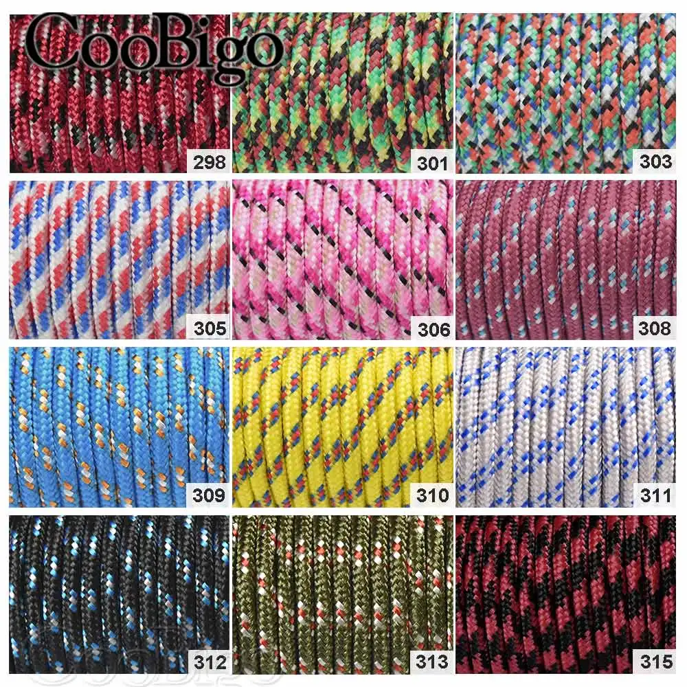 3/100 متر 3 مللي متر مزيج اللون المظلة الحبل الحبل حبل واحد ستراند أربطة الحذاء الحبل ل سوار Paracord لتقوم بها بنفسك الاكسسوارات الحرفية