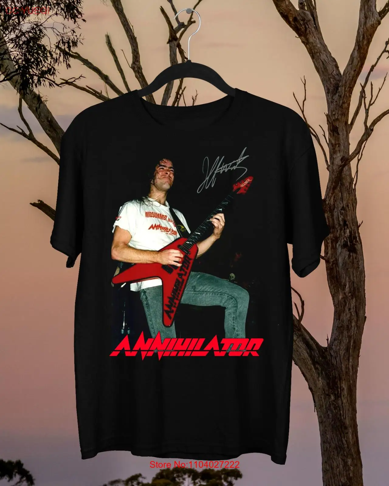 New Popular Jeff Waters Annihilator Band Gift For Fan All Size T-shirt