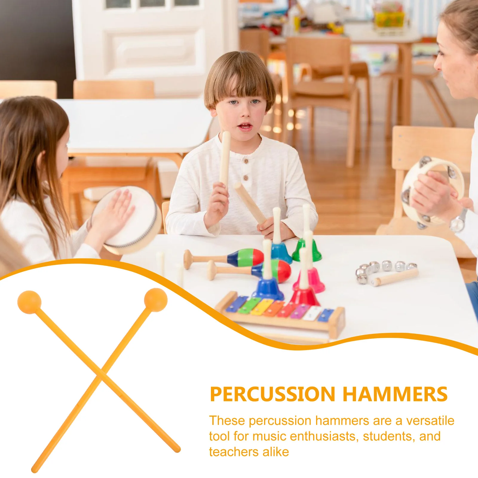 Mallets Percussion Tongue Drum Carillon Hammer Music Instrument Drumstick Accessories Child