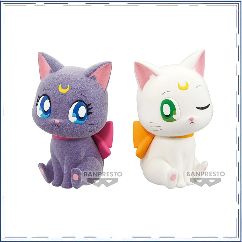 

BANDAI Anime Sailor Moon Luna Fluffy Puffy Christmas Gifts for Children or Collection Genuine Action Figure Model Toys