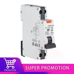 RCBO Type A Residual Automatic Circuit Breaker 1P+N DPN With Over Current Leakage Protection 30mA CJRO1-40