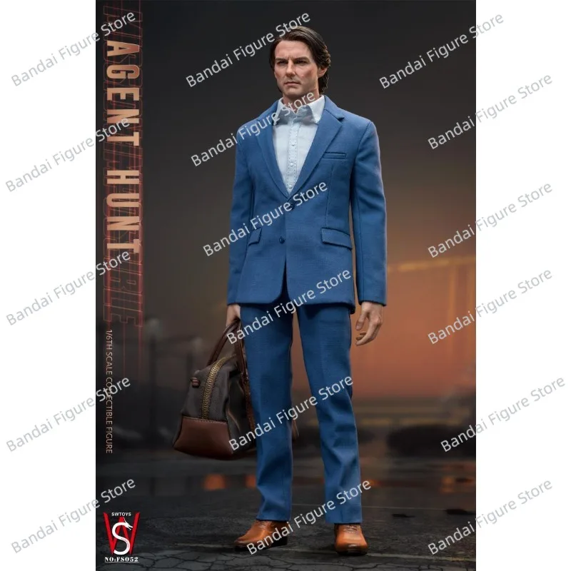 SWTOYS FS052 1/6 ตุ๊กตาแอคชั่นฟิกเกอร์นักสืบ แอคชั่นฟิกเกอร์ทอม ครูซ ชุดสูทสีน้ำเงิน ขนาด 12 นิ้ว ชุดเต็ม ของสะสม ของขวัญ