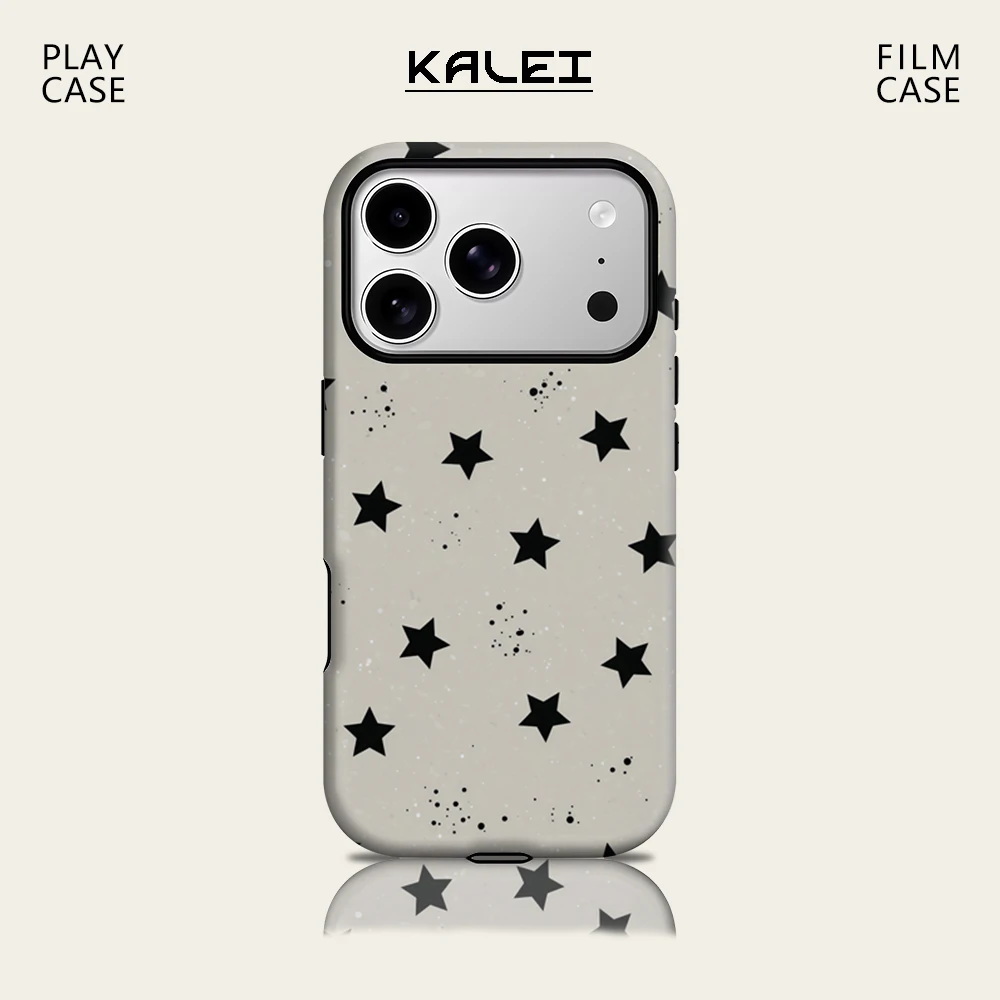 Pastellfarbener Hintergrund Stern IPhone 17 Muss für magnetische Handyhülle für IPhone 17 16 15 14 Pro Max Plus Einzelne doppelschichtige robuste Hülle