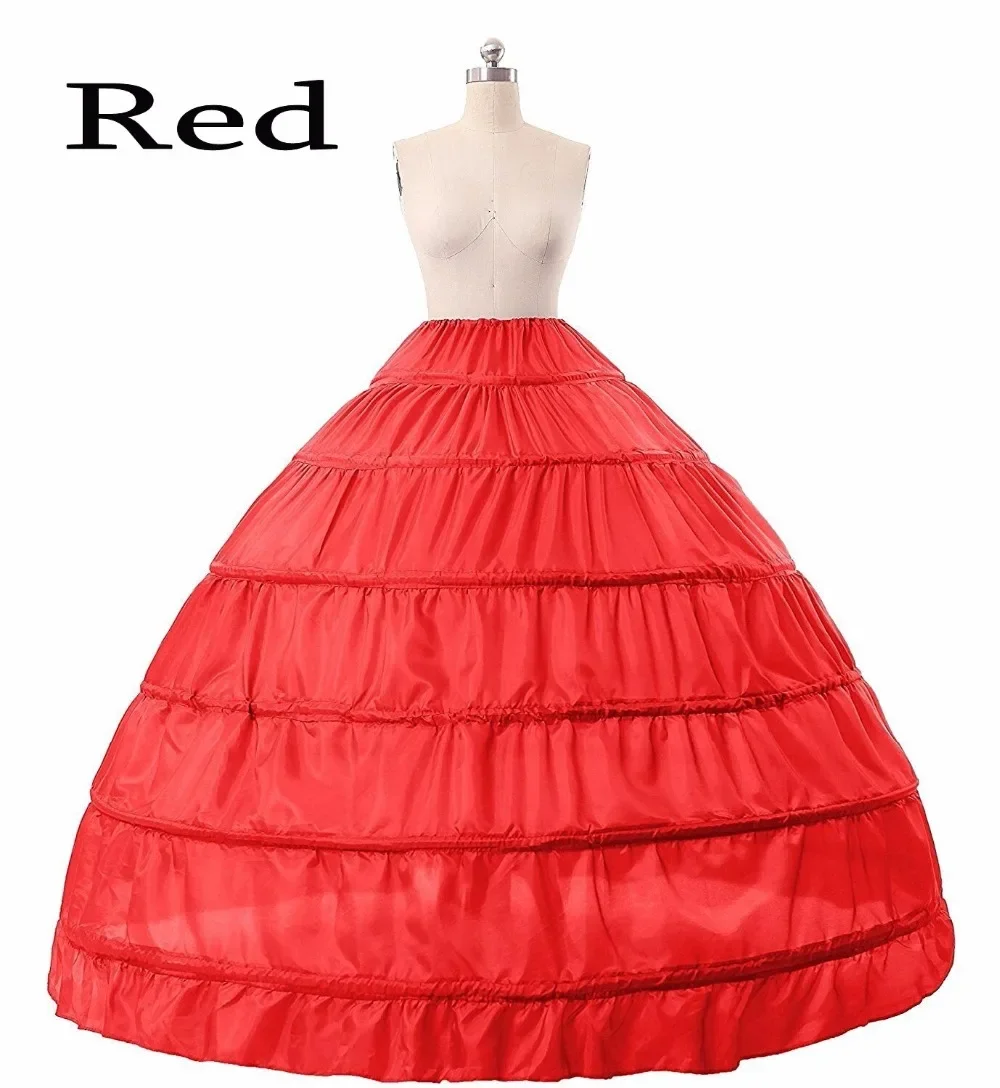 Colorful Ball Gown Petticoat Woman Rainbow Under Skirt Wear Vestido Branco Crinoline Purple Red Blue Petticoat