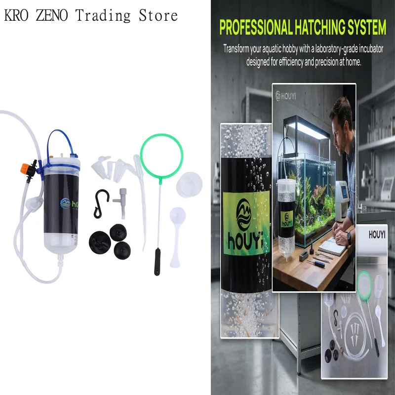 1Set  Brine Shrimp Incubator Artemia Professional Simple Operation Reusable Shrimp Breeding Hatcher Scale Mark Design Efficient✨