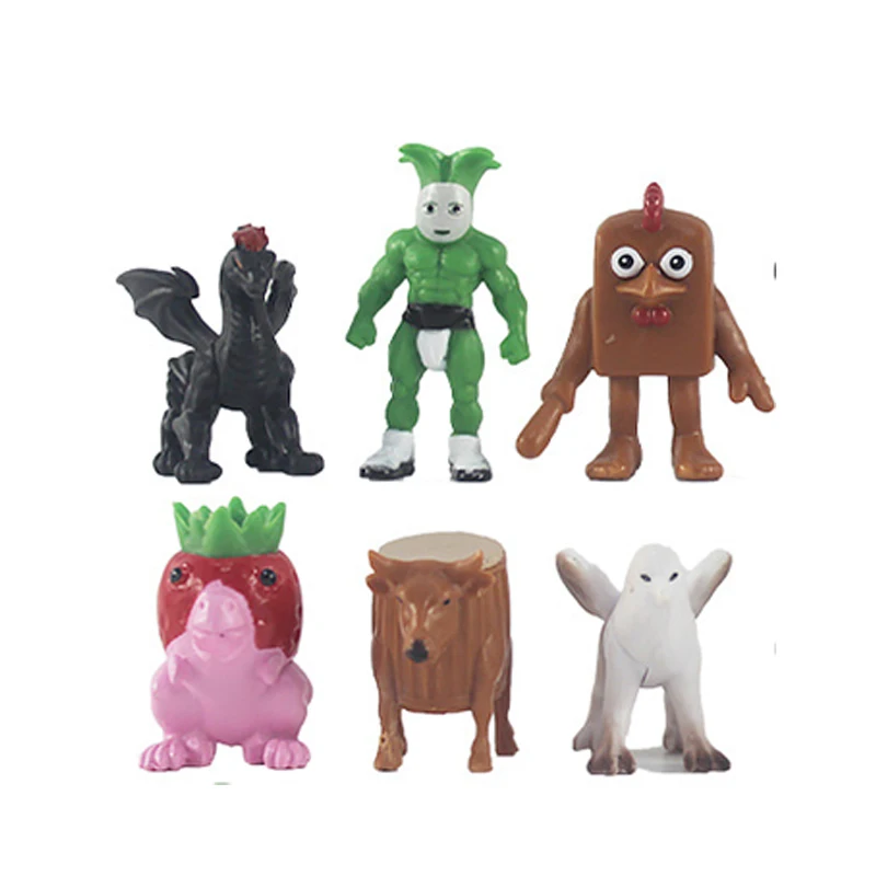 24pcs 3cm Mini Italian Brainrot Action Figures