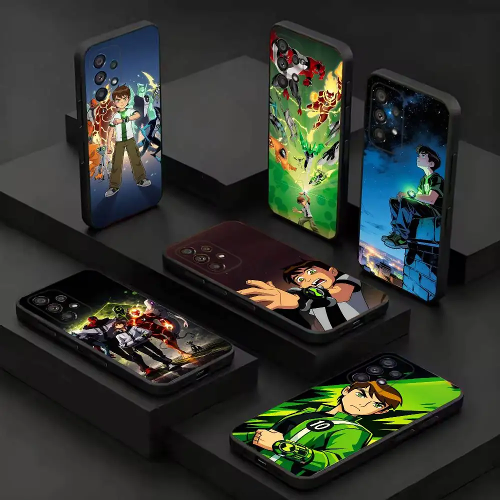 Anime Ben10 Omniverse Black Soft Protective Case For Samsung Galaxy S26 S25 S24 S23 S22 30 21 10 9 Ultra Plus Lite FE