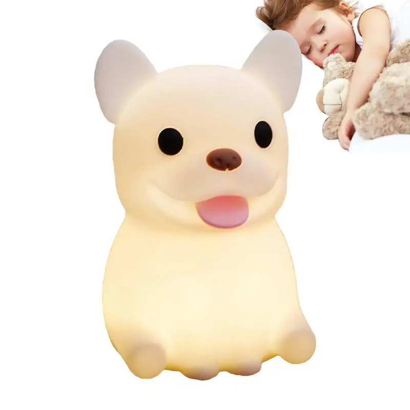 

Touch LED Light Cute Dog Decorative Lamps Pat-Activated Nursery Lights Rechargeable Atmosphere Light For Nightstand Kid Room