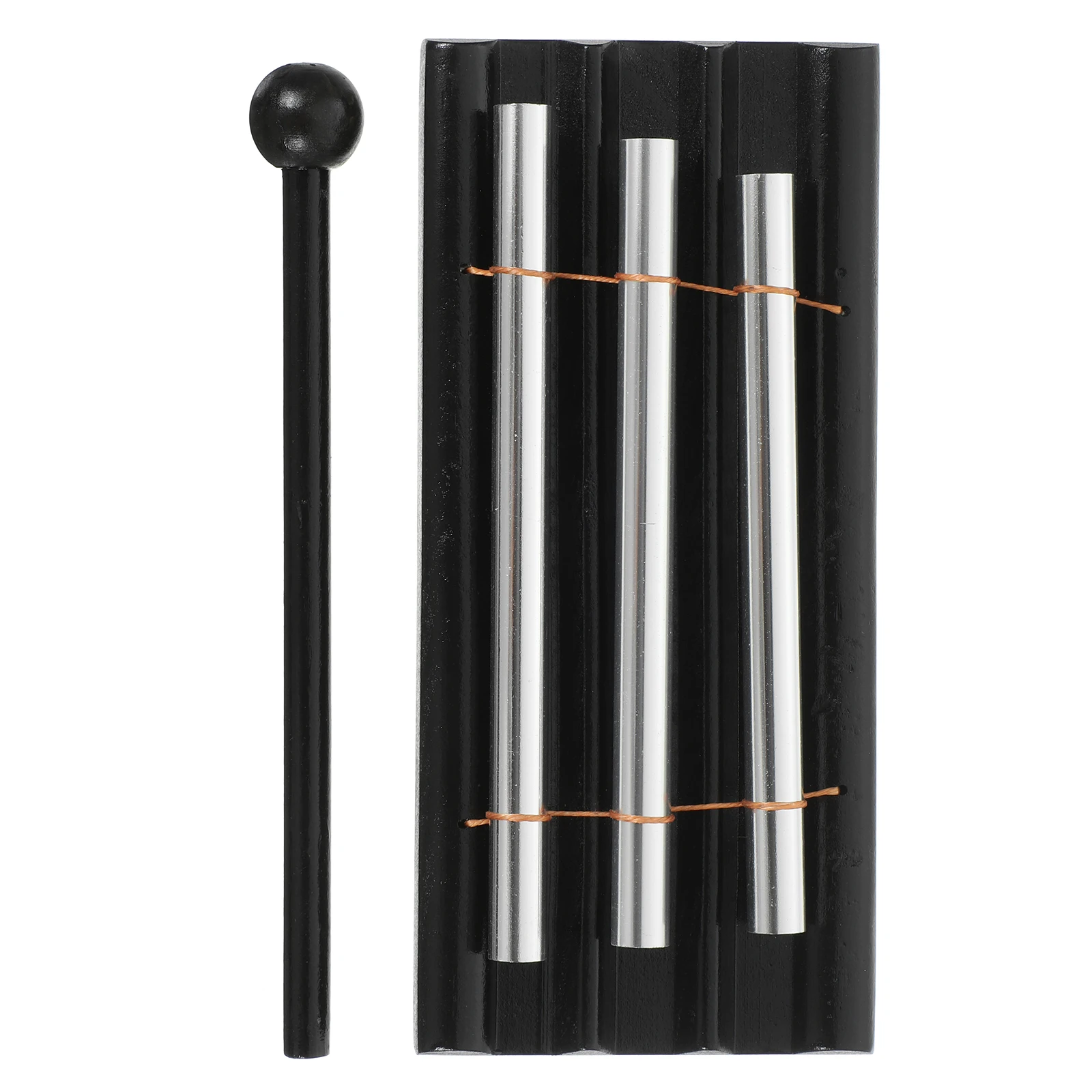 

Woody Phoneme Wind Chime Percussion Instrument Chimes with Mallet Bell Kit Tubes Triangle Musical Instruments Aldult Mallets