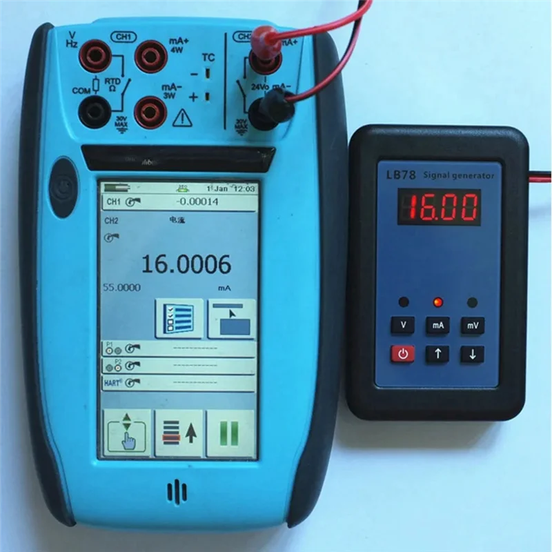 A76X-Advanced Da Signal Generator Calibrator Tester 4-20Ma With High Temperature Stability, Built-In Battery & Quick-Break Fuse