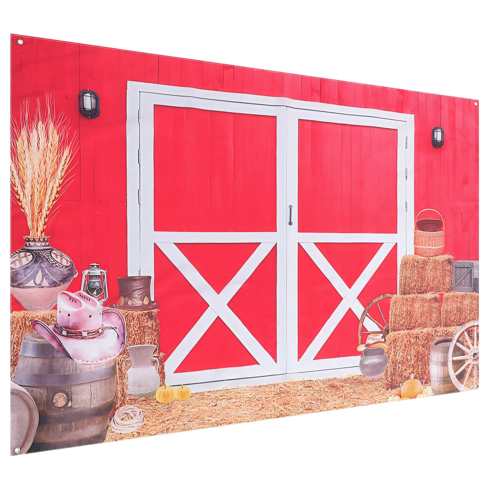 

Cowboy Birthday Backdrop 180X120Cm Rustic Western Farmhouse Photography Background Barn Party Decor Cowgirl Props Rural