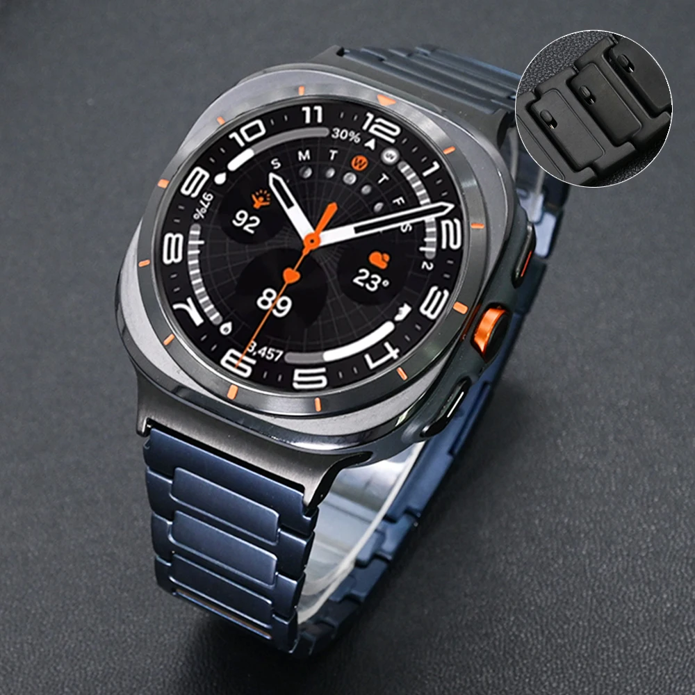 

Titanium No Gaps Band for Samsung Galaxy Ultra Watch 47mm Luxury Metal Bracelet for SAMSUNG ULTRA 7 GALAXY 47MM Watchband Straps