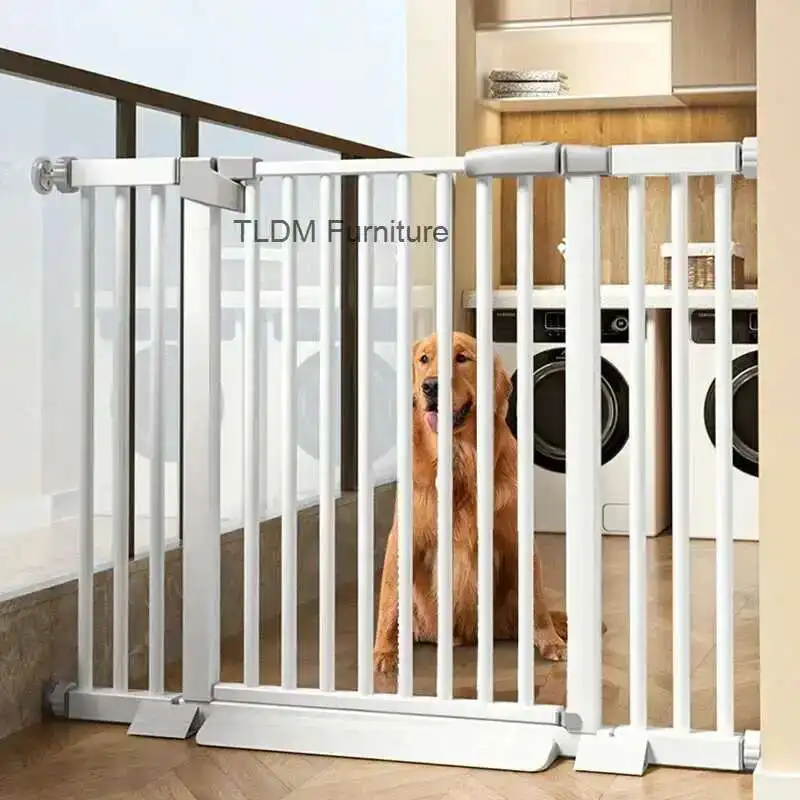 

Indoor Anti-blocking Cat Door Fence Household Pet Dog Fences Blocking Dog Cage Large and Small Dog Isolation Door Pet Products