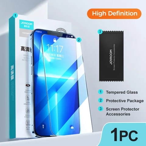 Joyroom Защитное стекло с полным покрытием для экрана, закаленное стекло для IPhone 15 14 13 12 Pro Max, противошпионское защитное стекло для IPhone X XS Max