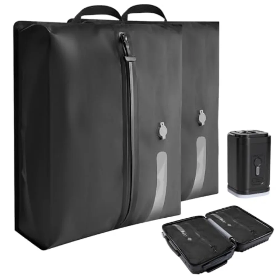 

Travel Compression Storage Bags Reusable Bags 19.7×15.7×5.9in, 3in1 Pump Suction/Light/Inflation Space Saver for Carry-On Suitc