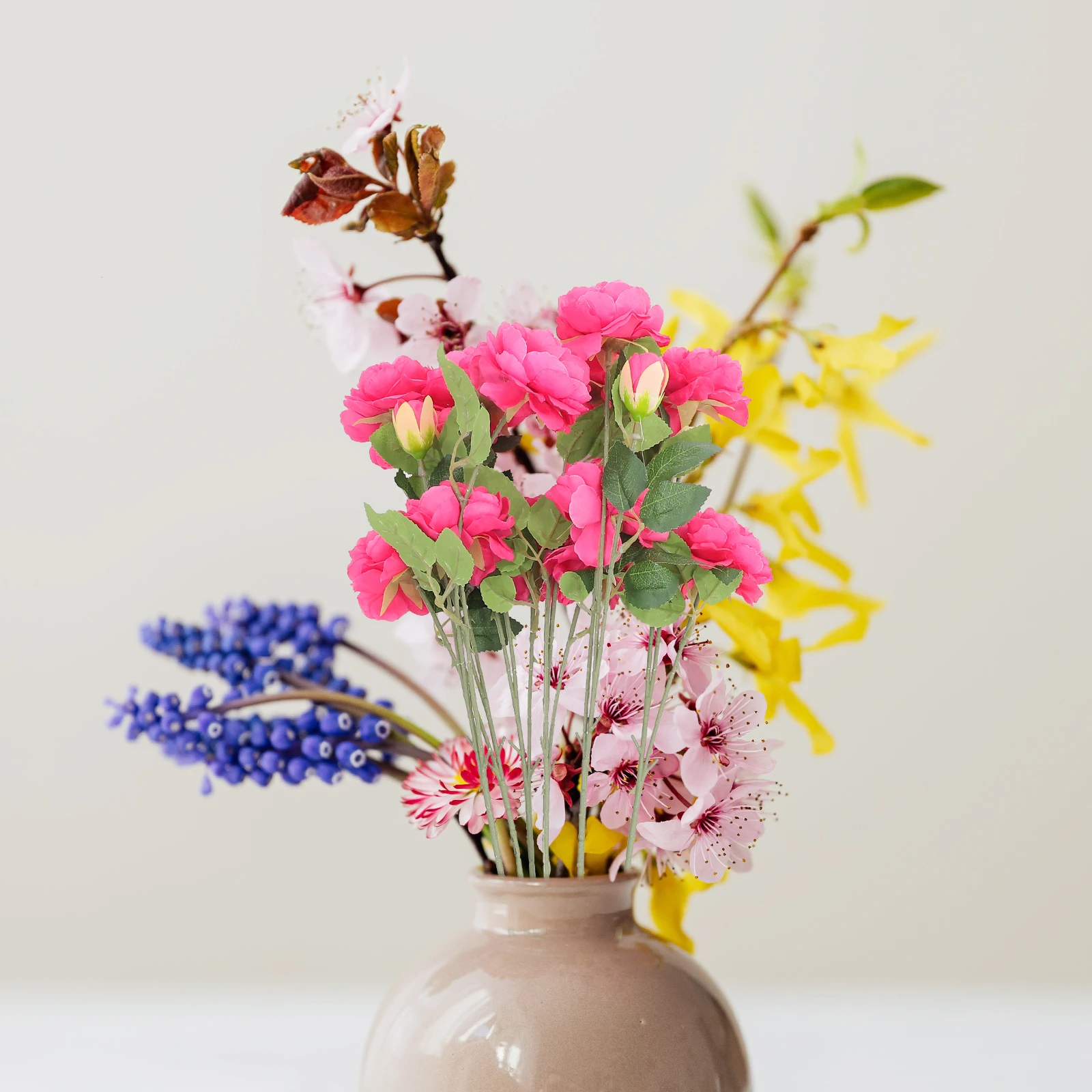 

6pcs Simulated Peony Flower Bunch Fake Flowers For Wedding Crafts Diy Arrangement Decor Artificial Stems Outdoor Indoor Festival