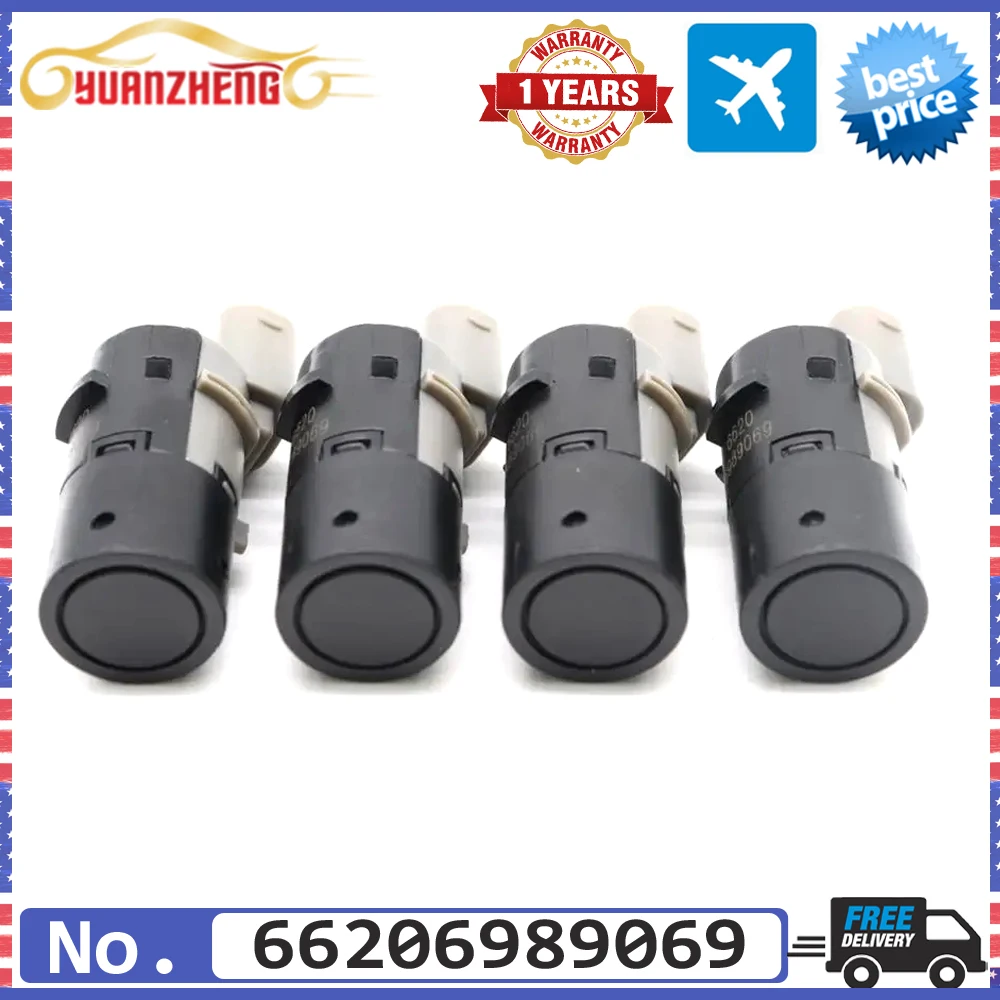 4PCS 66206989069 NEW Reverse Backup Assist PDC Parking Sensor For BMW E39 E46 E53 E60 E61 E63 E64 E65 E66 E83 66200309540