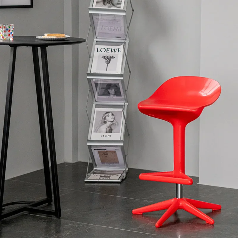 Special Offer Nordic Plastic Bar Chair Household Lift Stools For Kitchen Backback Cashier Chair Loft Web Celebrity Design