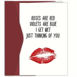1pc Funny Birthday Card. Anniversary Card. Best Gift for Men Women Boyfriend Husband.