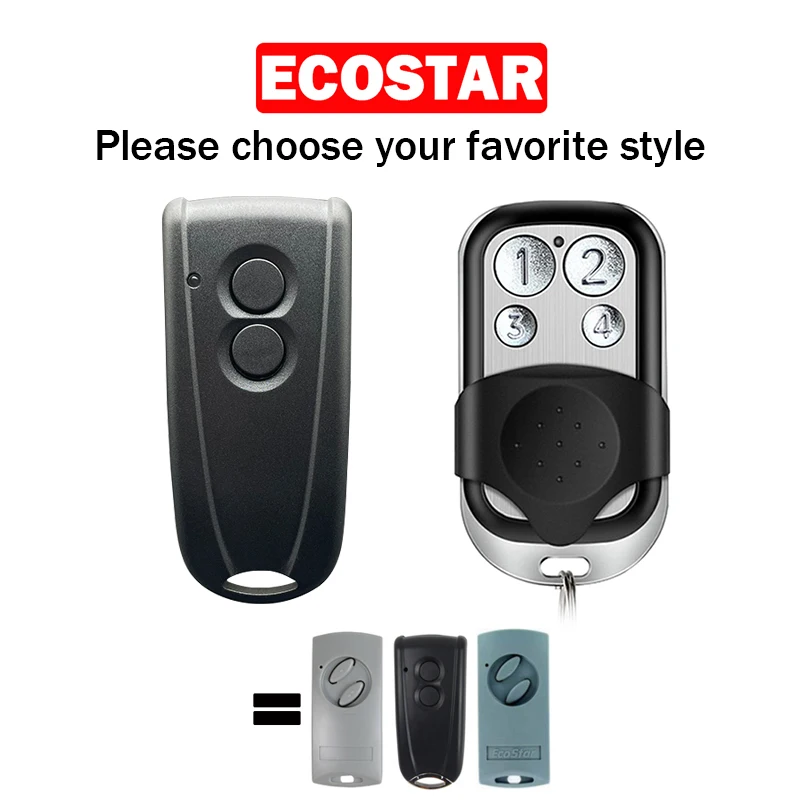 ECOSTAR RSE2 RSC2 433 Control remoto Liftronic 500 700 800 controlador de puerta eléctrico 433,92MHz Control remoto de puerta de código rodante
