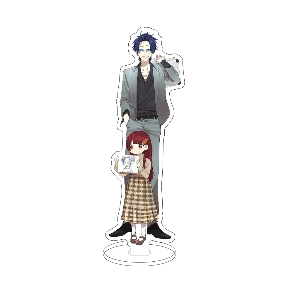 15CM  Anime The Yakuza's Guide to Babysitting Acrylic Stand Model Cosplay Characters Ornament Accessories Goods Collection Gifts