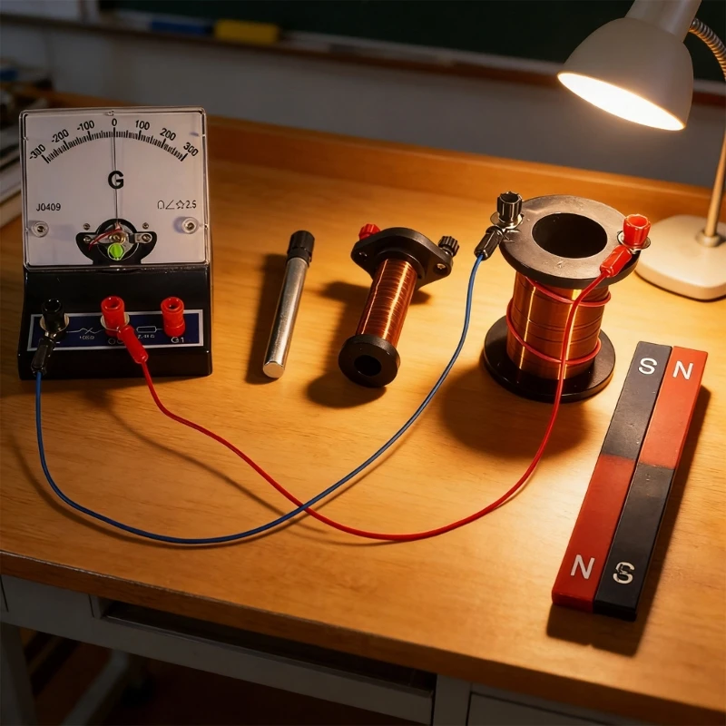  Hands On Learning Set For Electromagnetic Induction Principles In Science Education Electromagnetic Generator Model