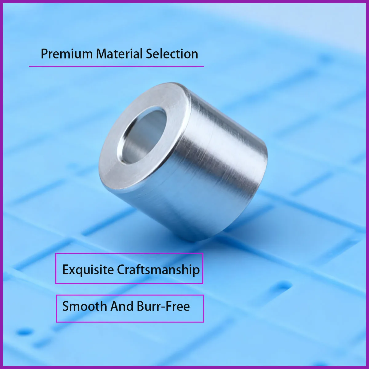 Round Hollow Aluminum Alloy Standoff Spacer Sleeve, Mechanical Bushing Washer Gasket Assortment 16-24mm