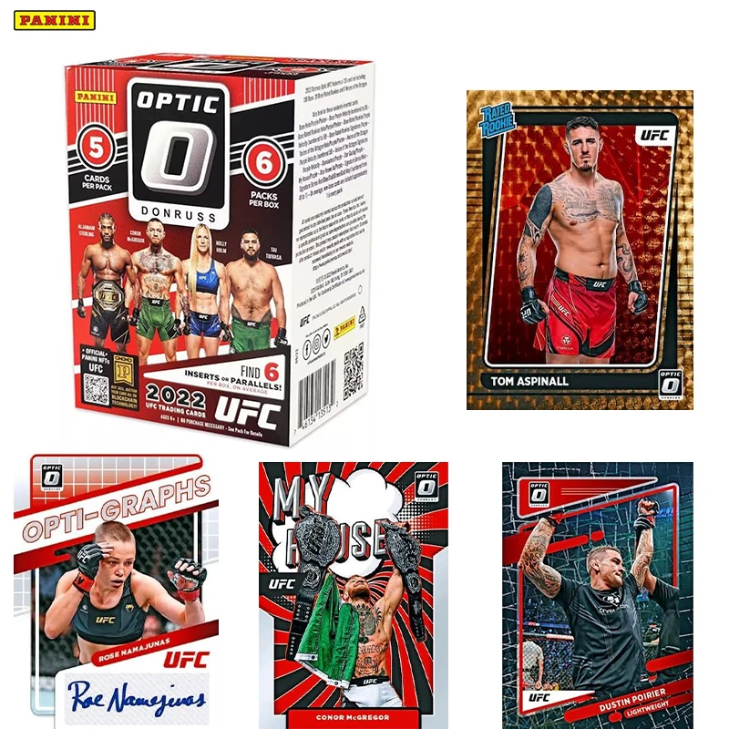

Коллекционные карточки Panini Donruss Optic UFC 2022 года, 30 штук в коллекционной коробке — спортивные сувениры и коллекционные предметы