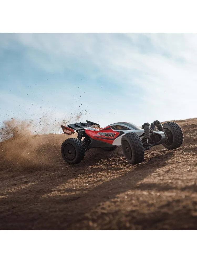 Автомобильный багги Typhon GROM 4x4 Smart Small Scale RTR с аккумулятором и зарядным устройством, красный/белый ARA2106T2