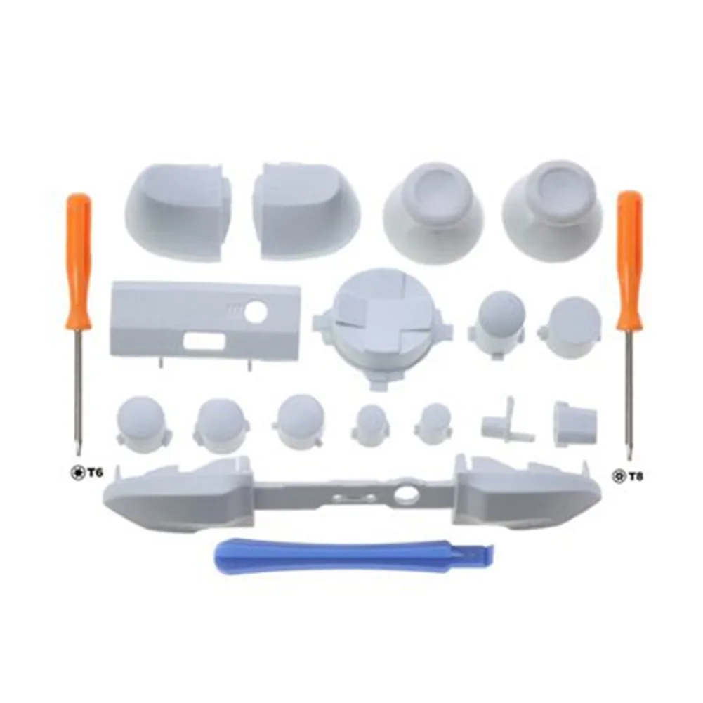 Custom Keys Full Set Buttons Replacement For Xbox Series X S Controller ABXY Trigger Grips Stick Parts With Disassembly Tool Kit