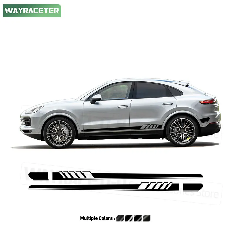 

Наклейки-полосы на боковые двери автомобиля для Porsche Cayenne 2009, 2014, 2020, 2019, 2023, 2026 PO536 955 958 957, внешние аксессуары