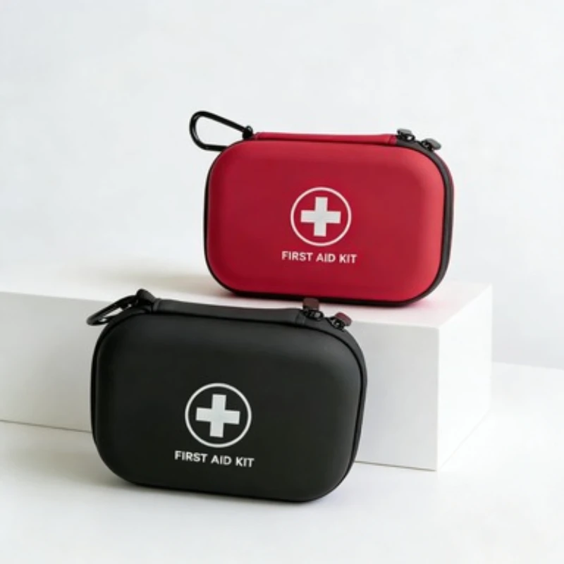 

Family Convenient First Aid Kit PU Waterproof Car Emergency Life Saving Epidemic Prevention Medical Kit for Camping Travel
