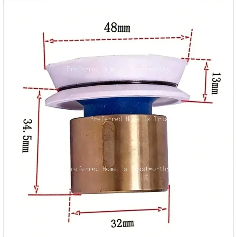 Suitable for Cutting Machine Electrical Spark Wire Cutting Parts Guide Wheel Assembly 32-48-13P-34.5mm Waterproof Pulley Set 1PC