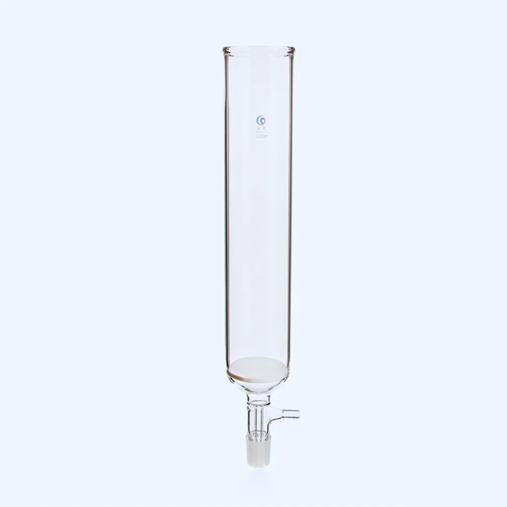 1pcs Lab Glass Chromatographic Column with 19#/24# Frosted Suction Connection Filter Chromatography Column with Sand Plate