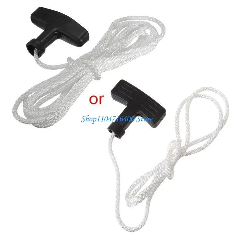 

y1gd Universal 1.1M 4MM Starter Start Cord Rope Lawnmowers Pull Handle Engine Petrol