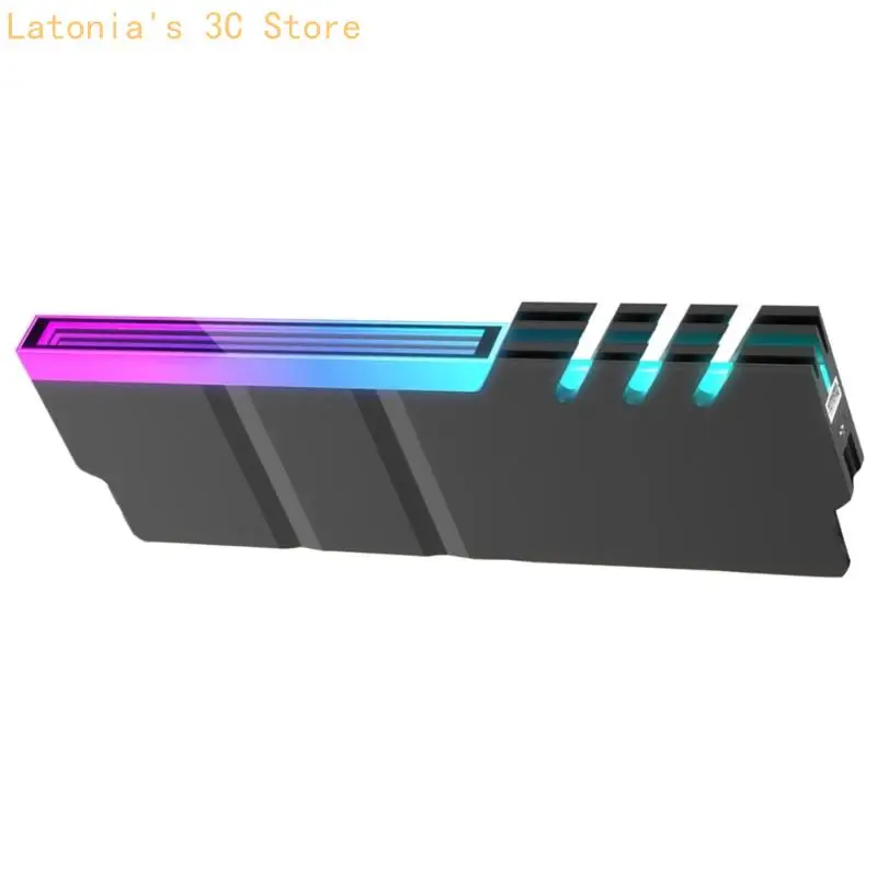Hochleistungs-DDR4-DDR5-ARGB-Kühler für Speichermodule mit Aluminiumkonstruktion X3UB – Detail 8