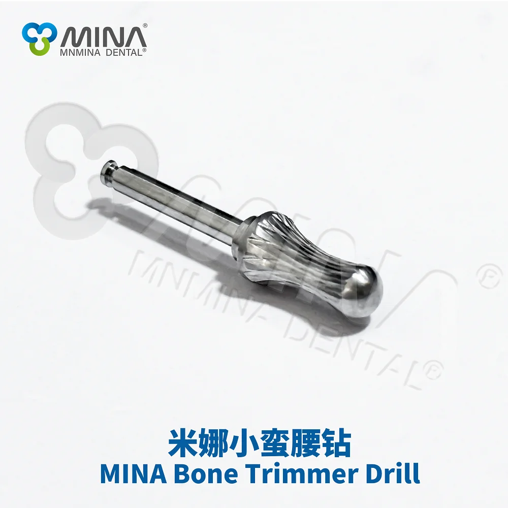 Manufacturer Direct Sale MINA Manual Dental Surgical Implant Instruments Alveolar Ridge Bone Trimmer Drill with Concave Design