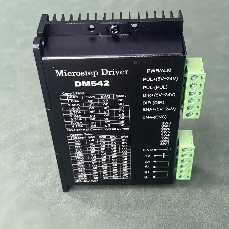 DM542 Stepper Motor Driver 256 Subdivision 4.2A 50V for NEMA17 23 24 CNC 3D Printer High Voltage