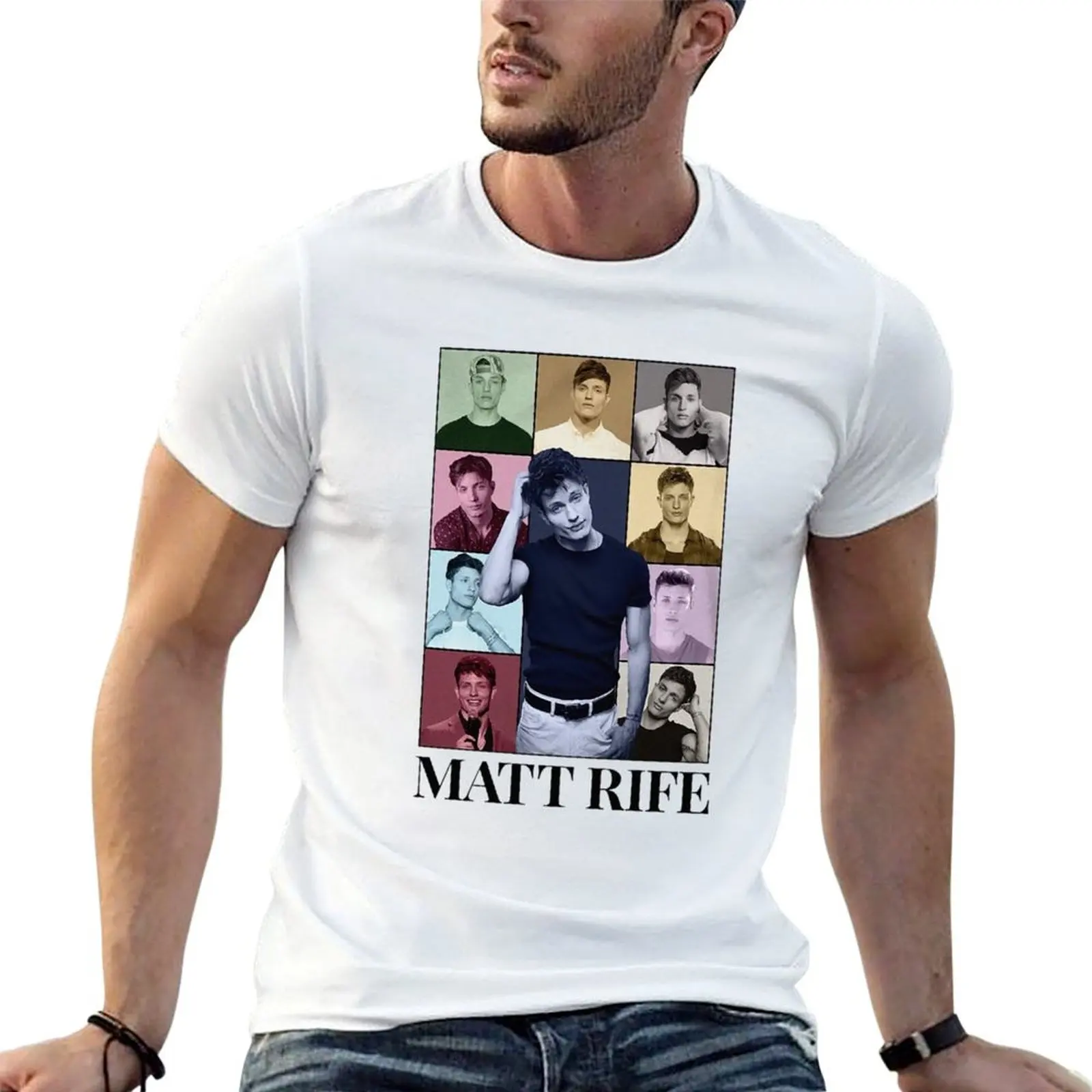 

The man Rife cotton T-Shirt Matt shirt Eras t man t luxury Style shirt