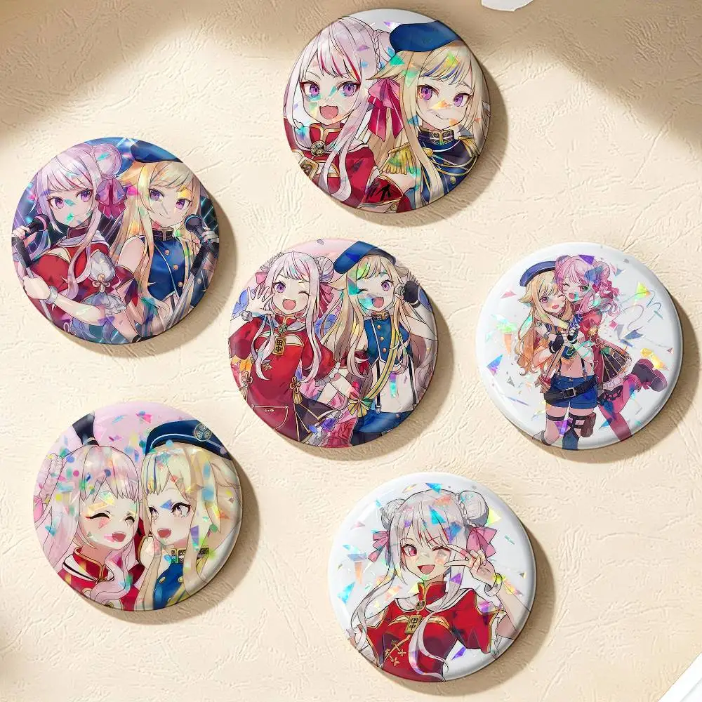HIMEHINA Tanaka Hime  Suzuki Hina  75mm 44mm 25mm Brooch Backpack Hat Pins Accessories Toys Badge