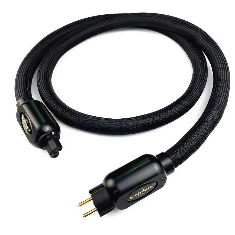 New Audiophile AC Power Cable Kharma Grand Reference HiFi Audio Power Line US / EU Plug