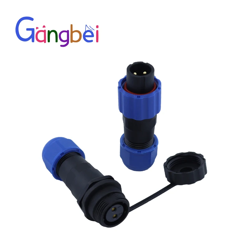 SP13-2pin 3pin 4pin 5pin 6pin 7pin waterproof connector IP68 Cable Connector Waterproof Aviation plug Connector Coupler docking