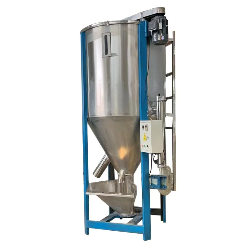 

Vertical, mixer, stainless steel, plastic, granules, drying, mixing, powder