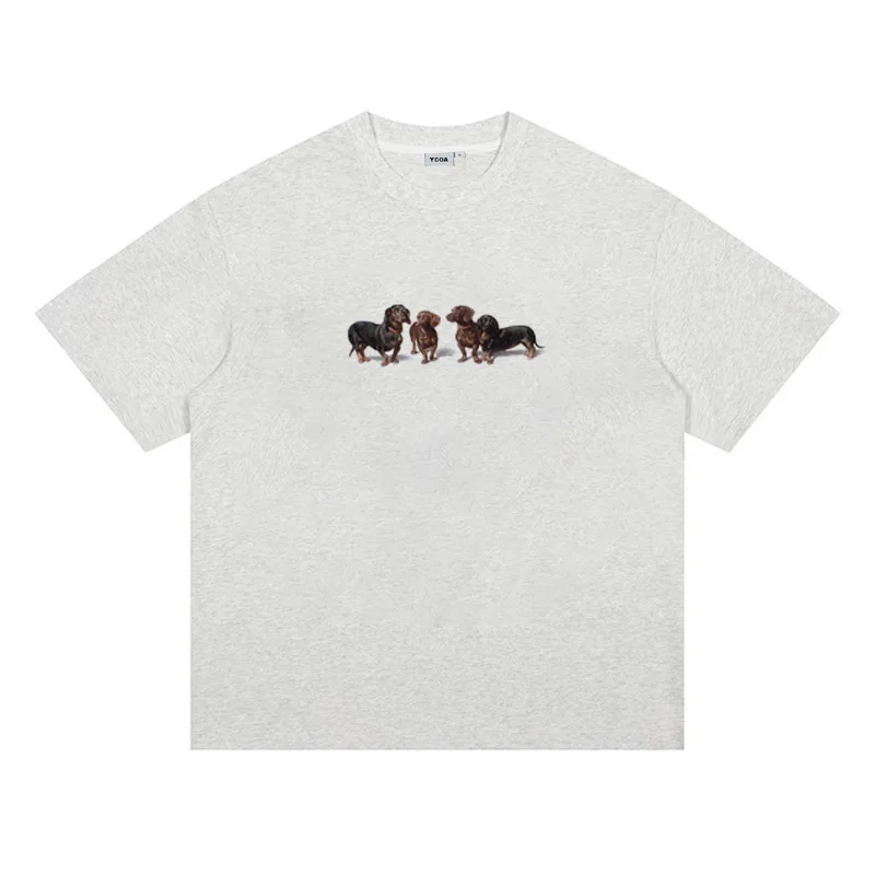 

Женская повседневная футболка с принтом в форме сердца, круглым вырезом, топом с короткими рукавами и короткими рукавами, повседневная женская одежда Shein