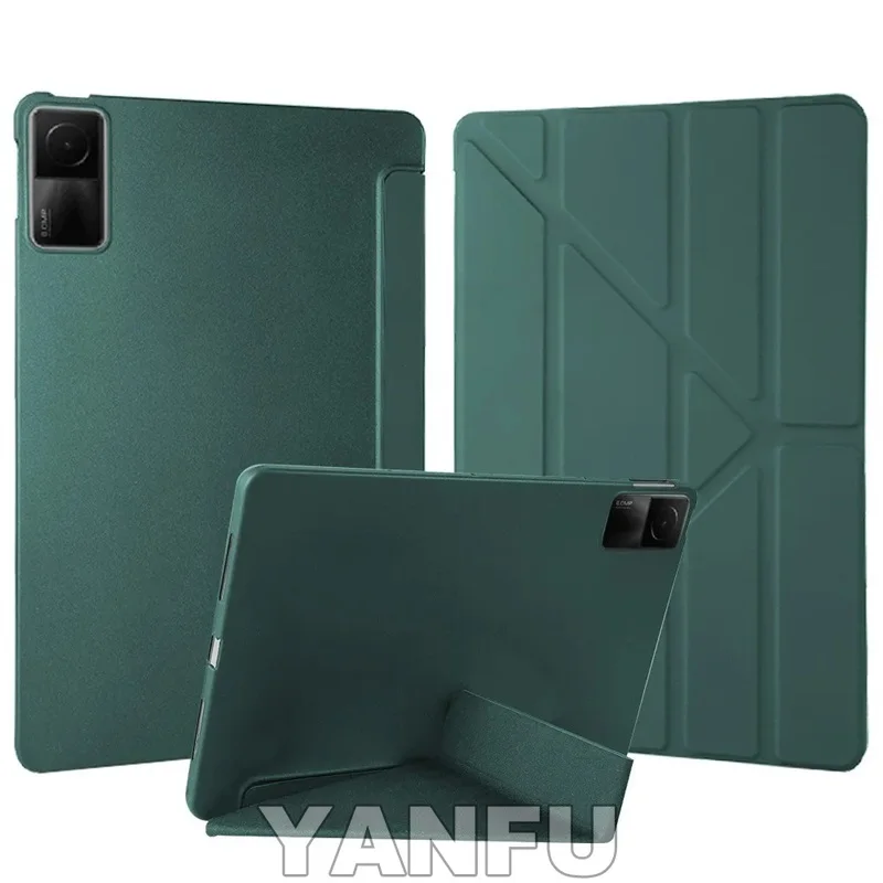 Y Folded Case for Redmi Pad SE 11 Cover Redmi Pad 2 Pro 12.1 11 8.7 Smart Case Xiaomi Mi Pad 6 PRO 11 Shell 7 8 PRO 11.2 Funda